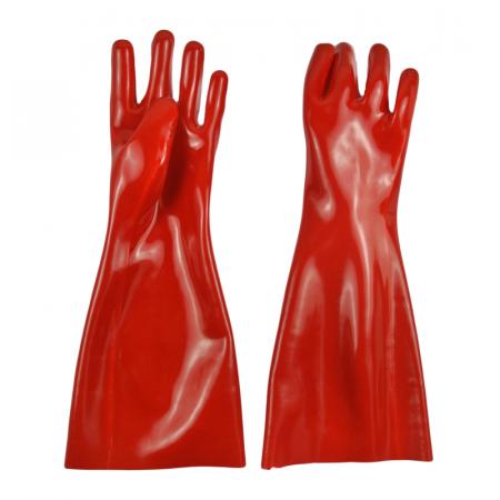 PVC vermelho Revestido 45cm 18" Gauntlets